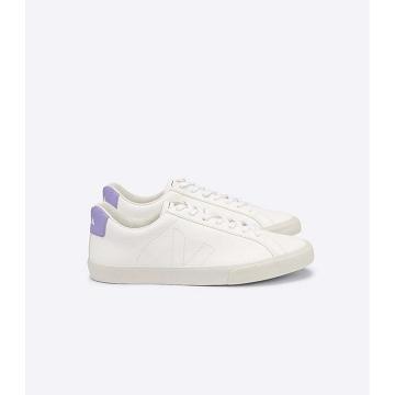 Αθλητικά Παπούτσια γυναικεια Veja ESPLAR CHROMEFREE White/Purple | GR 618LIS